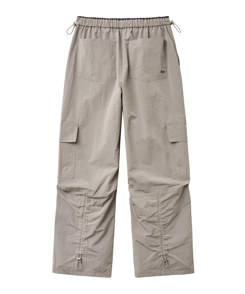 Yuupeu Grid Cargo Pants - Beige