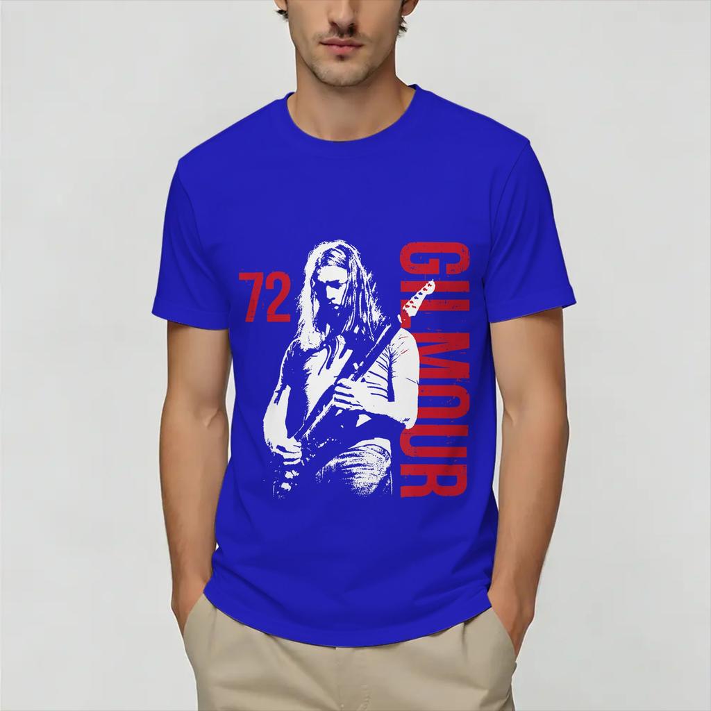David Gilmours Cotton T Shirt For Unisexs Beach Vintage TShirts ONeck Fashion Tees Oversized Casual Clothing