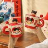 High-Value Boys And Girls Couple Cup Cartoon Ceramic Water Cup Wedding Souvenir Mug Large-Capacity Wedding Gift