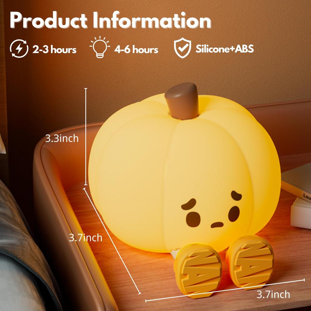Rechargeable Toast Night Light,Auto Motion Sensor & Touch Control,Warm White Light,Cute Smiling Toaster Lamp,Bedroom,Kids Gift