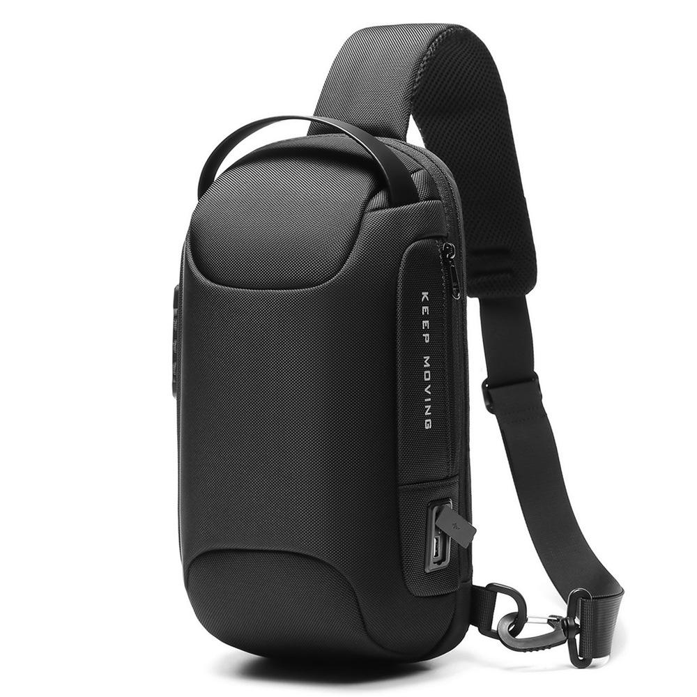 Men's Waterproof Multifunctional Chest Bag: Custom Logo, Casual Messenger, Single Shoulder Crossbody Style