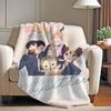 Anime Cute School Babysitters Blanket Soft and Skin Friendly For Couch Bed Napping Bedspread All Seasons Comforter