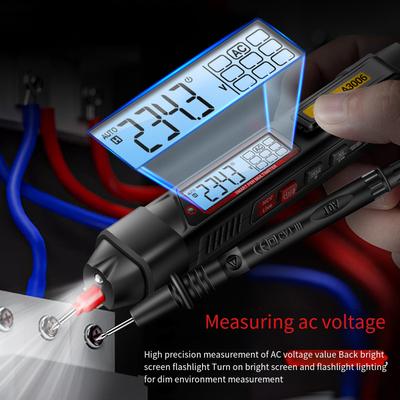 Multimètre Stylo Multifonctionnel pour Mesure de Tension AC et DC A3006