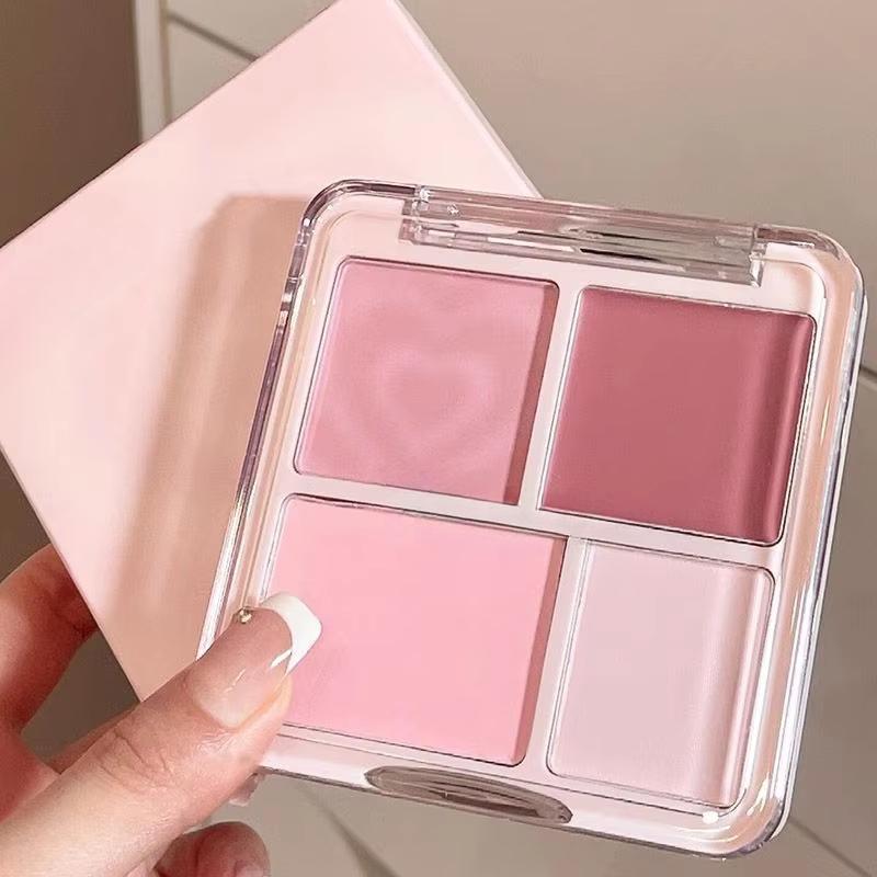 Atmosphere Four-color Blush Disc High Gloss Matte Shrinkage Expansion Color Brightening Surface Three-dimensional Capacity Repair