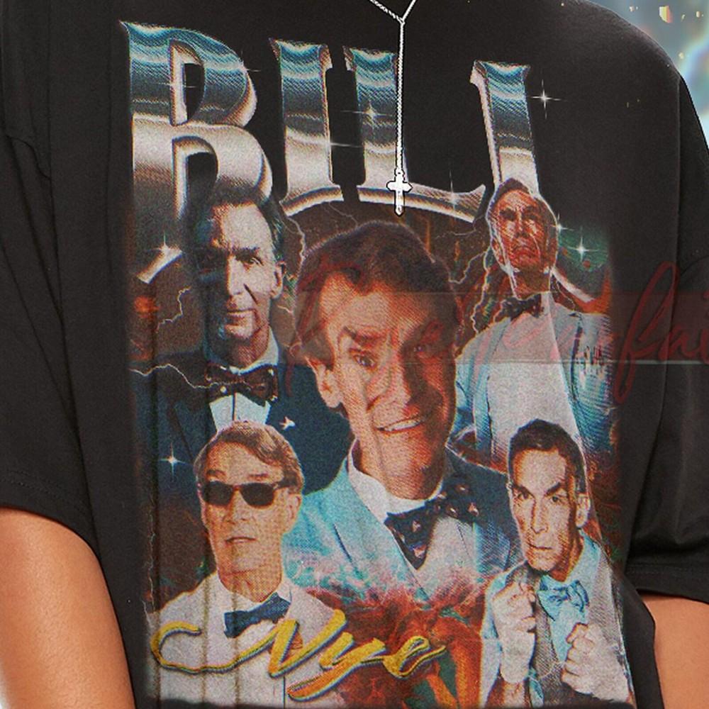 BILL NYE Tshirt  Bill Nye Fans Shirt Bill Nye Vintage Tees Bill Nye Retro Sh Unisex T-Shirt M