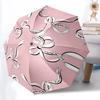 1pc Ribbon Pattern Open/Close Folding Umbrella, All- Portable Umbrella for & Men, Stylish Accessory (Holiday Gift) 8-Rib Yy251213151