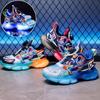 Boys' 2025 Winter Cartoon Sports Luminous Light-Up Shoes: Warm, Anti-Slip, Plus Velvet