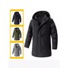 Winter Men's Plus Size 7XL 8XL Warm Padded Jackets Fashion Men Mid-Long Cotton Down Parkas Men Thermal Windbreaker Hooded Coats