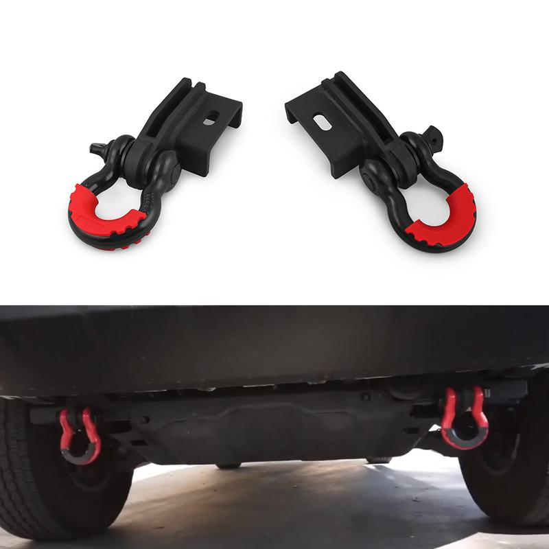 Vordere Dämon Abschlepphaken Halterungen Mit 3/4" D-Ring Schäkel Halterungs Kit DAC744 Für Toyota Tacoma 2009-2023
