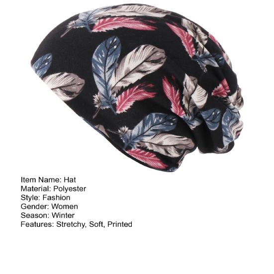 Women Circle Scarf Multipurpose Keep Warm Female Stylish Windproof Brimless for Riding