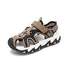 Childrens Sandals Summer Closed Toe Breathable Anti Slip Outdoor Beach Shoes Boys Mesh Lightweight Hollow Flat Walking Sandals