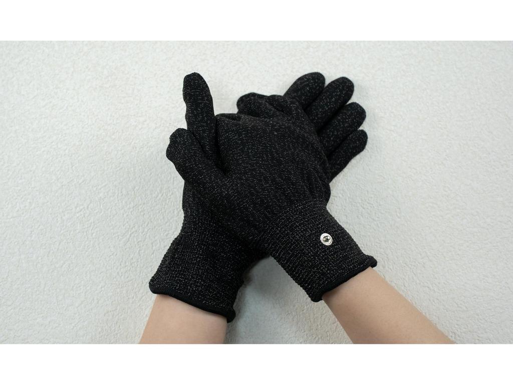 Silver Fiber Conductive Massage Gloves for Pain Relief