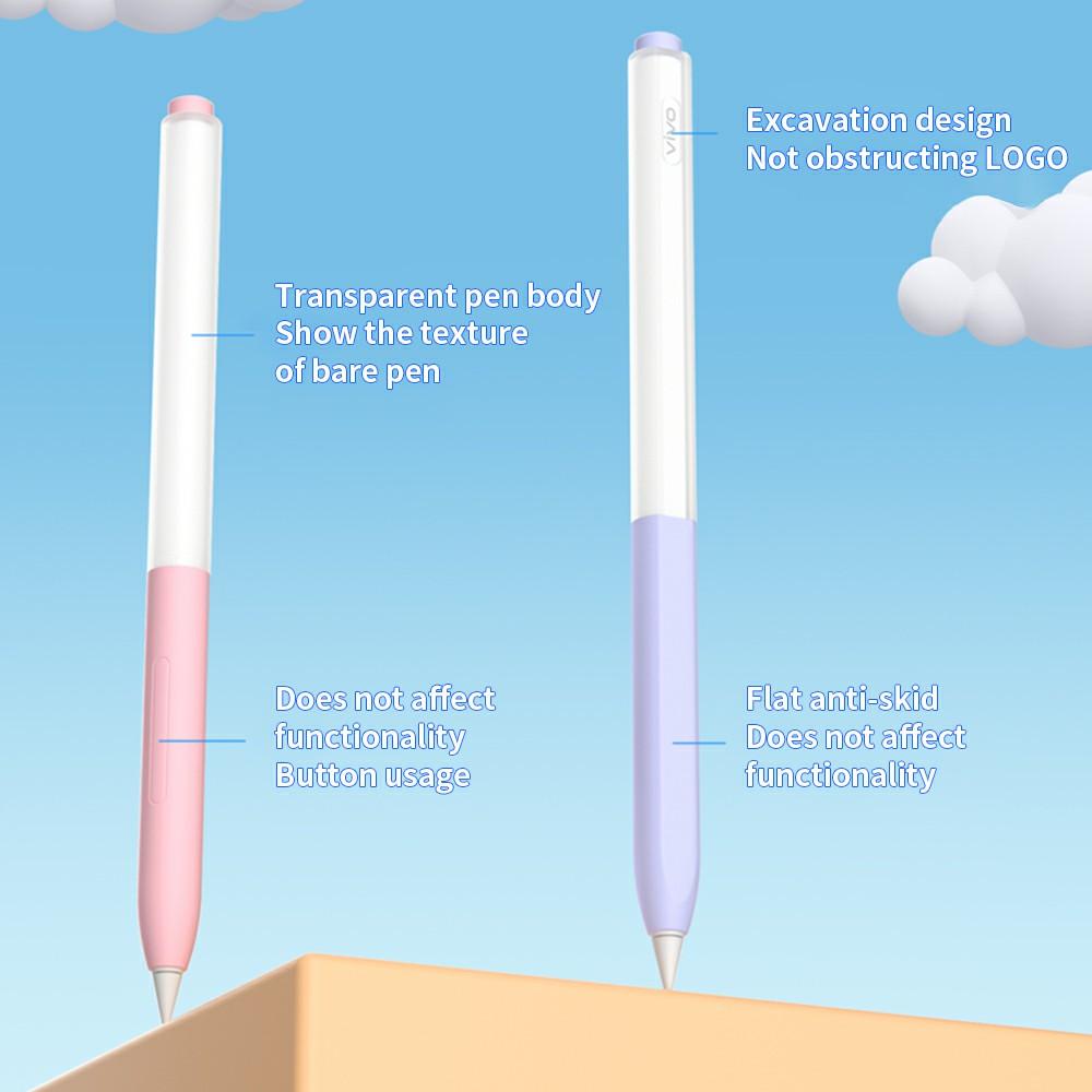 

For vivo Pencil 2S Stylus Case Jelly Silicone Sleeve Pencil Protective Cover Pink