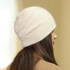 Fashion New Arrival Pearl Knitted Hat for Women Winter Warm Beanies Casual Cap Solid Color Knitted Beanie