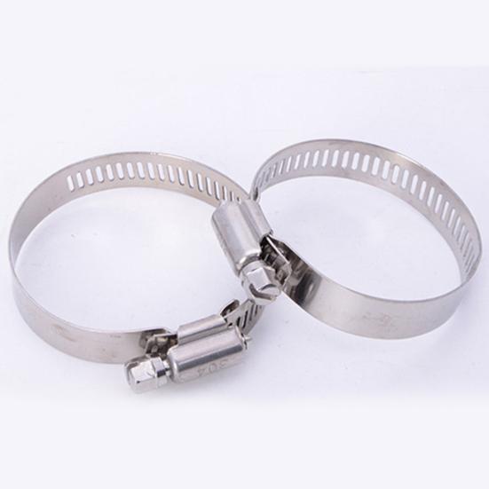Verstellbare Edelstahl Wasserrohrschelle Schneckengetriebe Schlauch Rundrohrklemme
