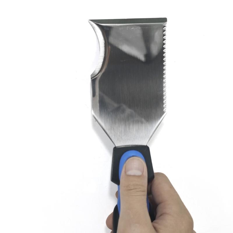 Putty Cutter Spackle Cutter Stainless Steel Taping Cutter Tool Paint Scraper for Repairing Drywall Removing Wallpaper