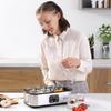 Joghurtbereiter, Griechischer Joghurtbereiter mit Deckel, 8 BPA-freie Glas-Innenbehälter à 180 ml, Joghurtbereiter mit LCD-Display-Timer