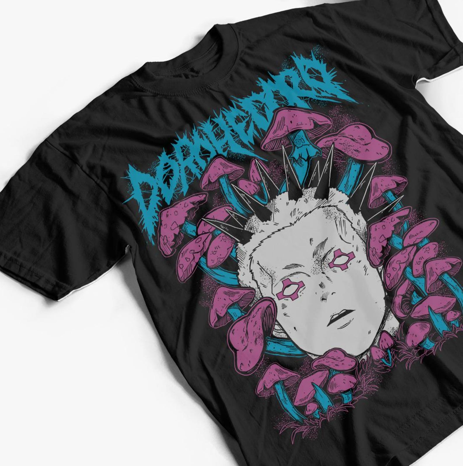 Unisex Dorohedoro Anime T-Shirt, Kaiman Manga ShirtJapanese Anime Manga Shirt, Graphic Vintage Tee, Special Anime Gift 4XL