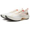 New LiNing Super Light 21 Slip Resistant, Abrasion Resistant, Breathable Low Top Running Shoes Men's White Apricot Gold ARBU001-49