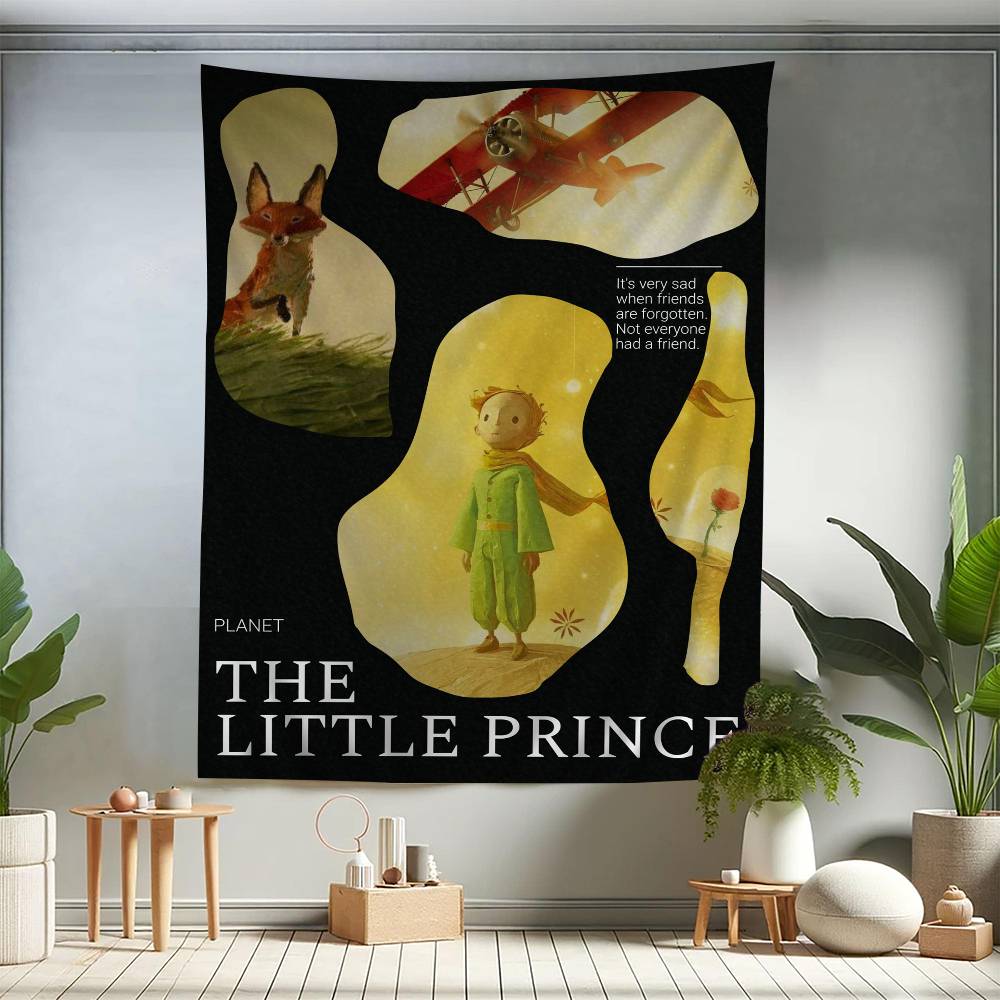 Classic Books LLittle PPrince Hanging Bohemian Tapestry Hanging Tarot Hippie Wall Rugs Dorm Home Decor