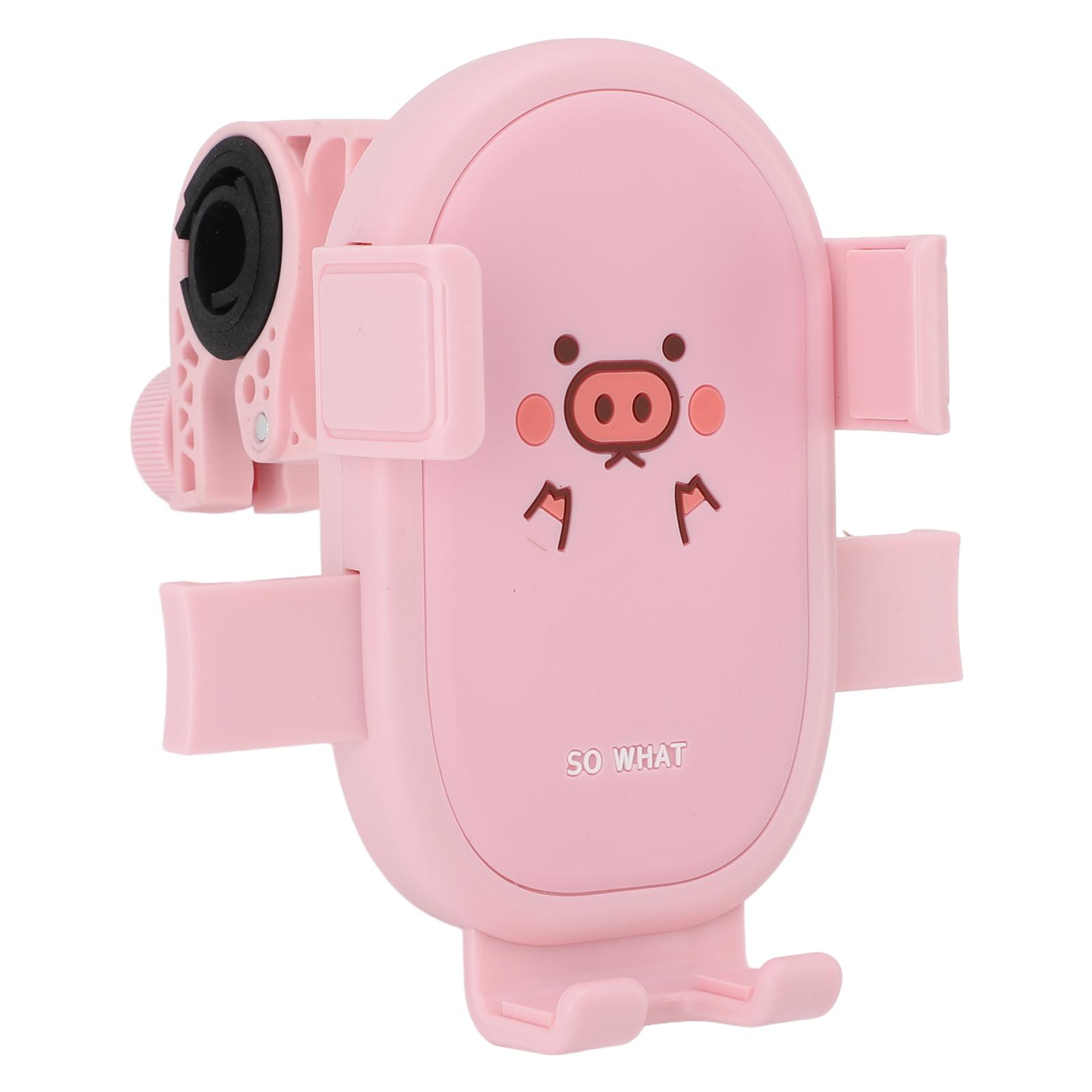 

Мотоциклетное крепление для телефона ПВХ Милый мультяшный Амортизация Велосипедный руль Держатель для сотового телефона Зажим