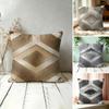 Fashion Geometric Patter Pillow Case Double-Sided Plush Sofa Cushion Covers Organic Breathable Invisible Zipper