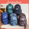 Trendy Unisex Backpack Lightweight Nylon Casual School Bag For College Students In Green Blue Purple And Black