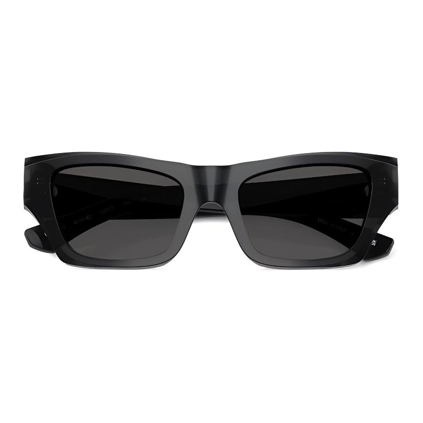 Burberry Logo Design Acetate Square Sunglasses Women's Black