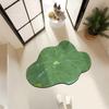 Toilet Entrance Absorbent Floor Mat Plantain Leaf Diatom Mud Bathroom Floor Mat Shower Room Washbasin Quick Drying Non-Slip Mat