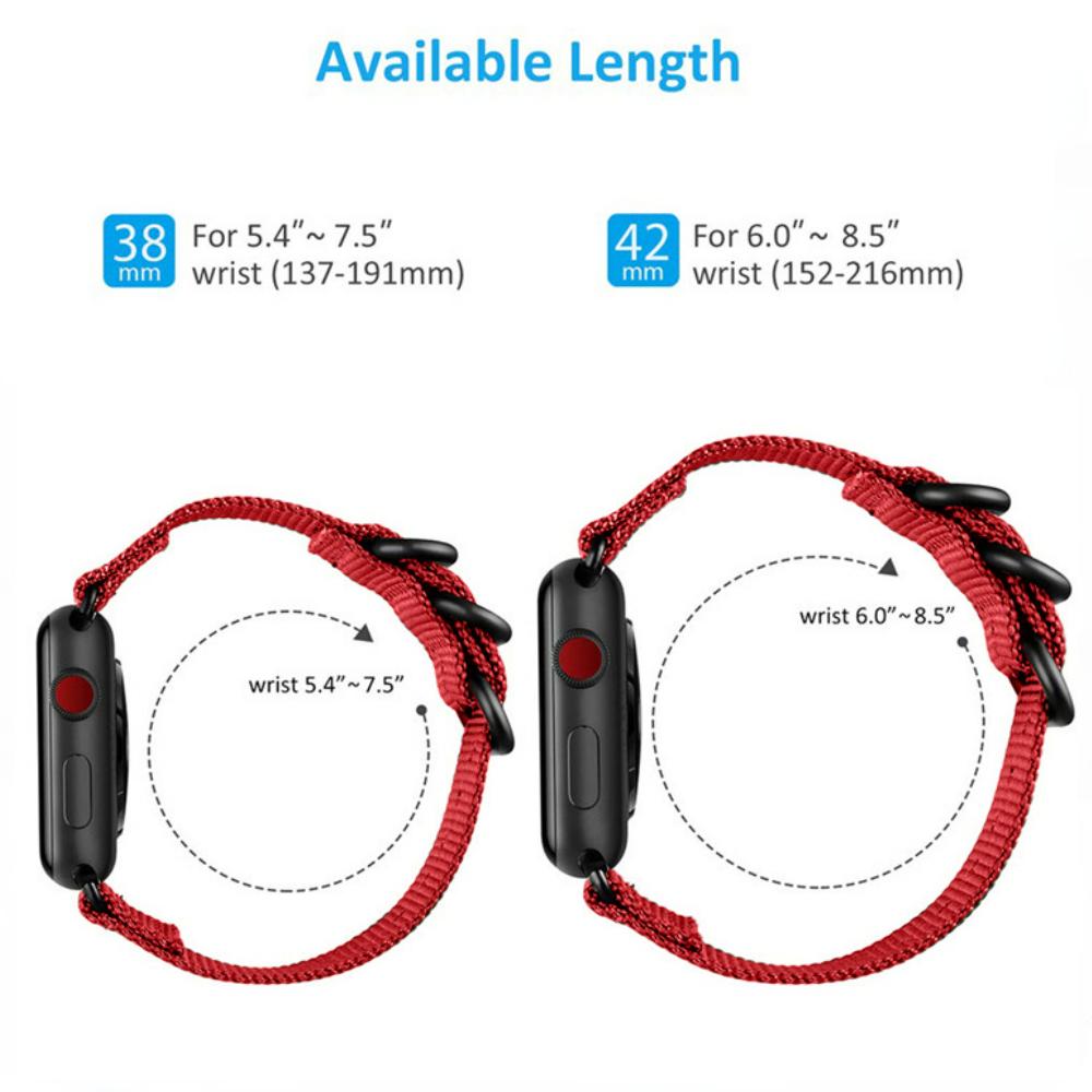 Nylon Strap for Apple Watch Ultra 2/3 49mm Band 46mm 42mm 45mm 41 44 40mm Canvas Bracelet iWatch Series 11 10 9 8 7 6 5 SE Belt