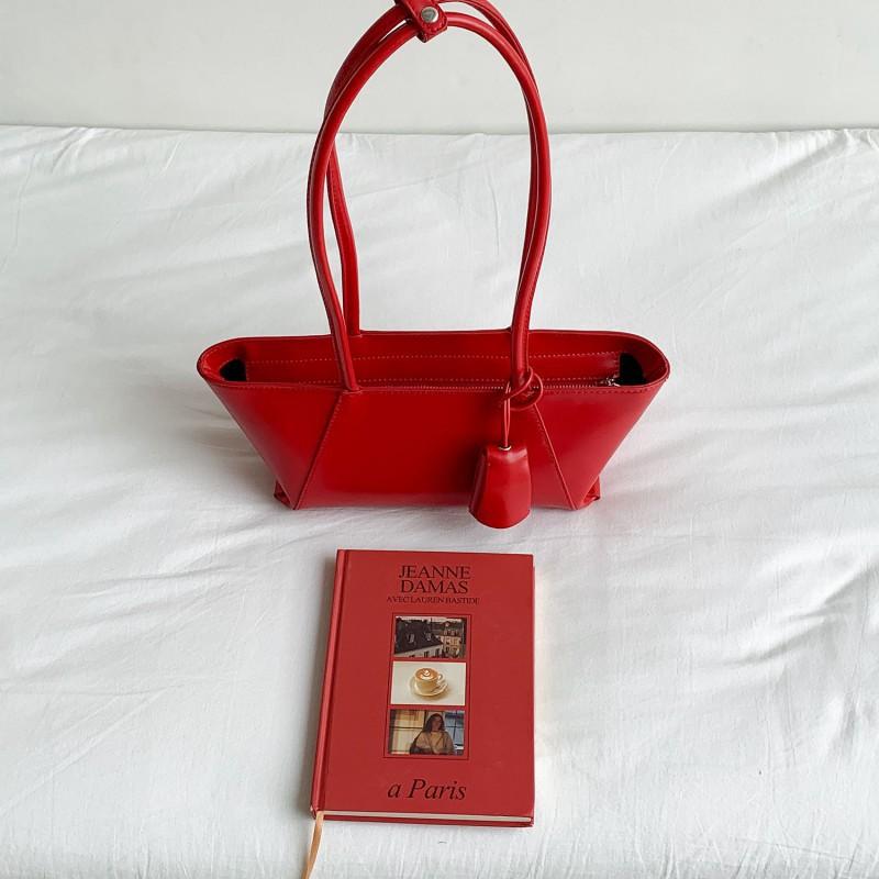 

Korean Commuter Bag Light Luxury Niche High-end Styling Underarm Women s Fashionable Long-handle Single-shoulder Handbag червоний
