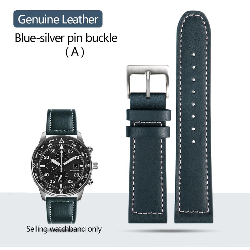 Hochwertiges Armband aus Rindsleder für Citizen CA0690 CA0695-17E CA4500 Armband Herren Stahl Kautschuk Uhrenarmband 20mm 22mm