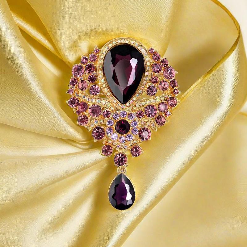 Broche de Gama Alta Joyería Retro Exagerada, Pin de Broche, Accesorios para Ropa, Accesorios para Ropa