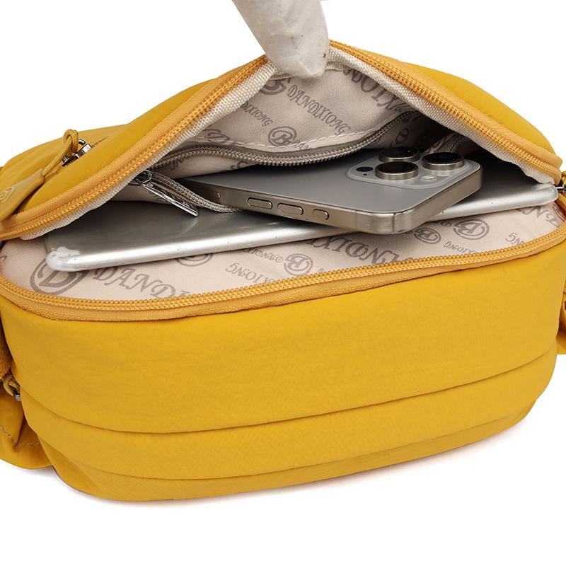 Waterproof Ultra-light Nylon Bag Women's Outdoor Large Capacity Shoulder Crossbody Bag