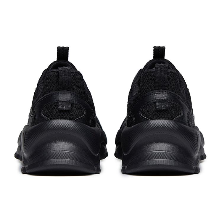 New Anta Life Collection Lightweight And Breathable Low Top Sports Casual Shoes Women's Black Silver 922238832-3