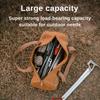 Tool Bag, Outdoor Camping Accessories Storage Bag, Tent Wind Rope Storage Bag, Camping Portable Ground Nail Bag, Round Bag