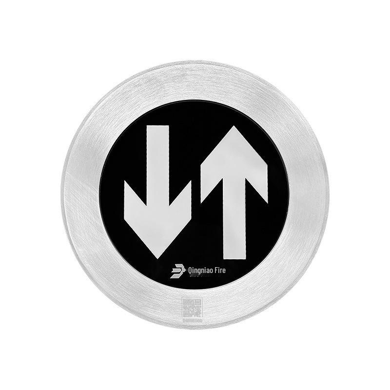 Beida 0.3W Unidirectional Fire Emergency Sign & Bidirectional Ground Embedded Light 0.3W-11M5QA Embedded [Steel Face/Unidirectional]