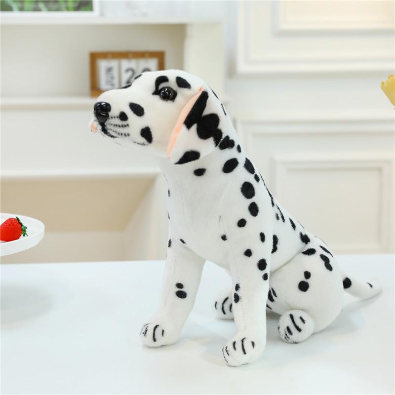 Realistic Dog Plush Toy Adorable Sheepdog Shar Pei Dalmatian Long Ear Dog Gift