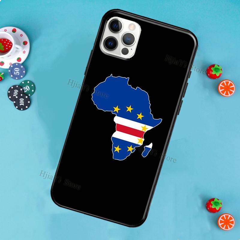 Cape Verde Flag Coat of Arms Phone Case For iPhone 12 Pro Max 13 Mini SE 2020 8 7 Plus 11 14 Pro Max X XS Max XR Cover