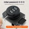 Anti-Theft Combination Password Door Lock No Keys Needed Cabinet Door Lock  Entry Gate
