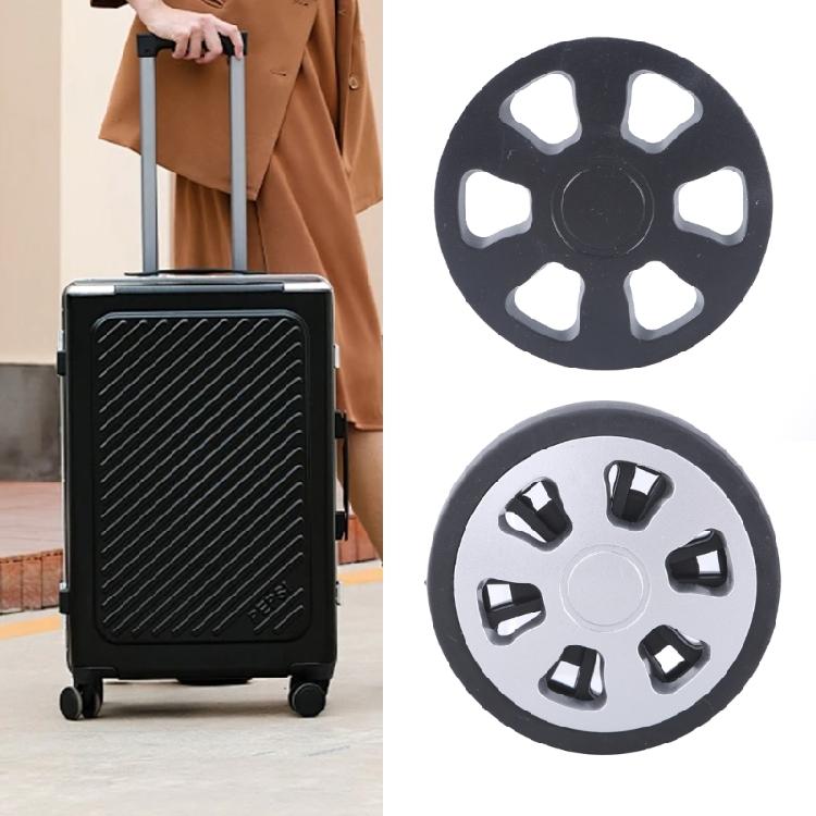 8Pcs 60x12mm Suitcase Wheels Luggages Double Wheels Swivels Castors Repair Kits Easy to Install for Replacement Luggages
