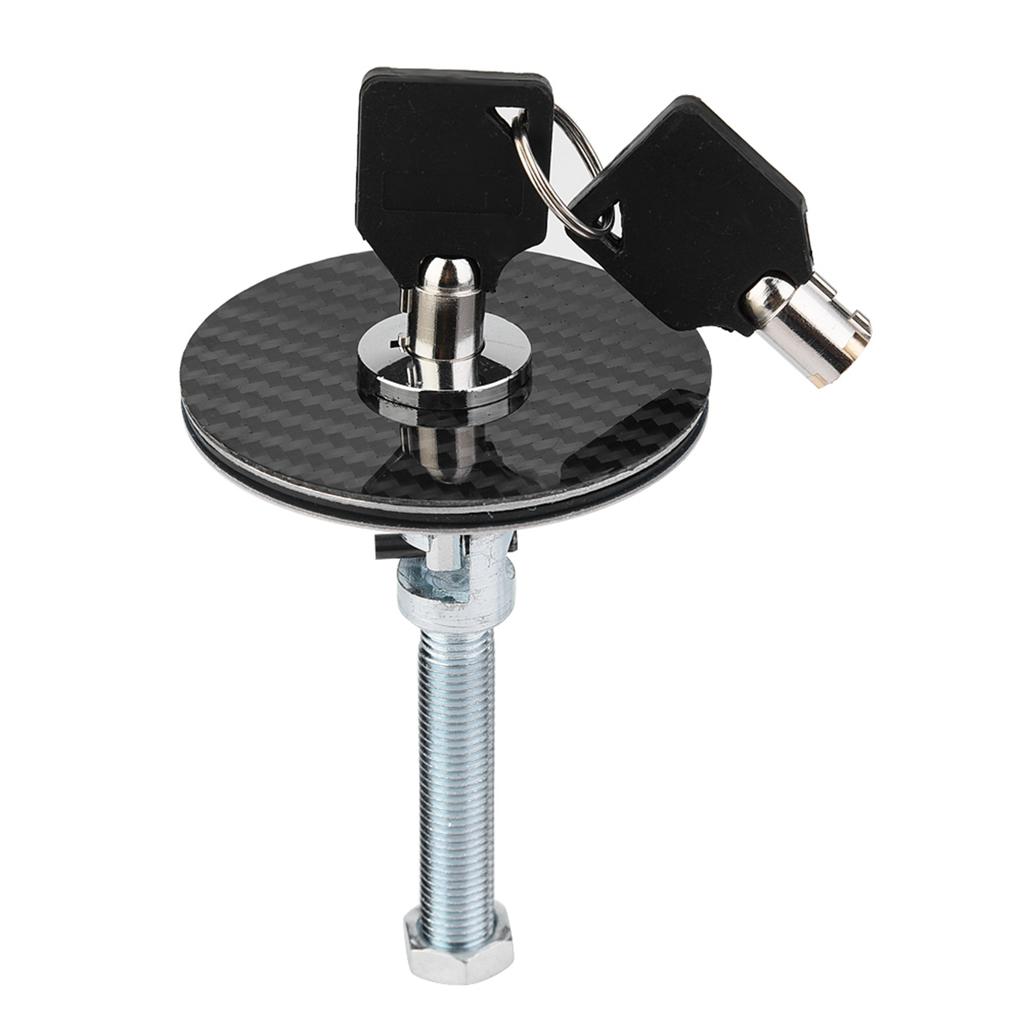 Car Hood Pins Kit, Carbon Engine Hood Cover Key Pin Kit Quick Relse Pin for Vehicle RV Truck SUV