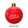 24 Inch Giant Inflatable Christmas Ball for Outdoor Decoration Perfect for New Year and Holiday Festivities