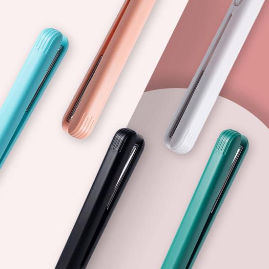 Alisador de cabelo USB portátil, aquecimento rápido, modelador de cachos elétrico, franjas de cabelo liso, mini modelador de cachos, ferramenta de viagem para mulheres