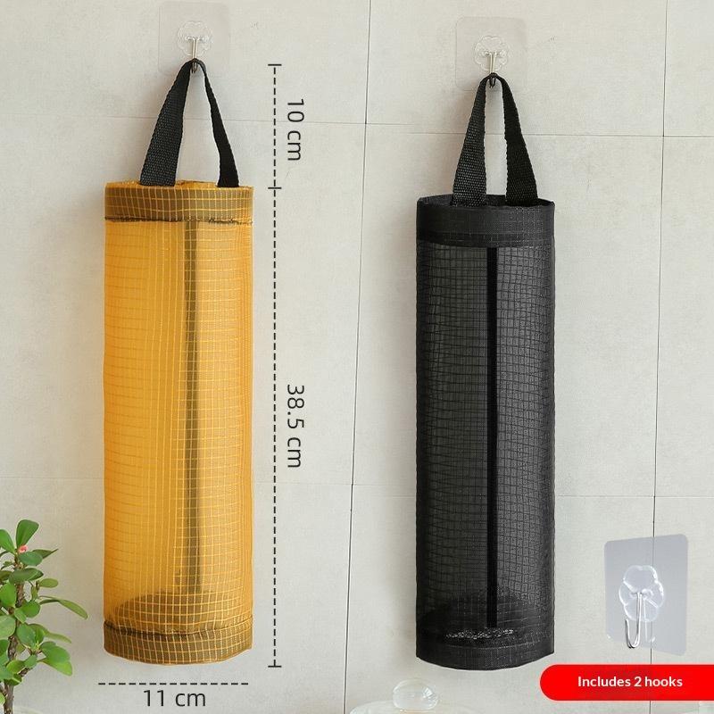 1/2/3 Pcs Hanging Mesh Bag Organizer With Breathable Grid Design Durable Straps For Kitchen Bathroom Home Storage