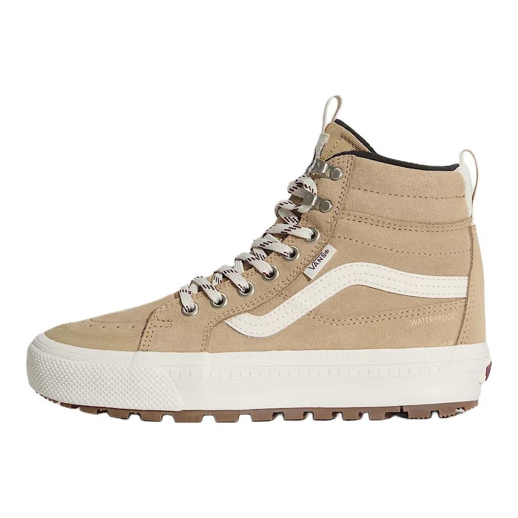 Vans Sk8-Hi Comfortable Soft Waterproof Supportive Breathable High-Top Skate Shoes Unisex Sneakers Brown VN000DAQTWH