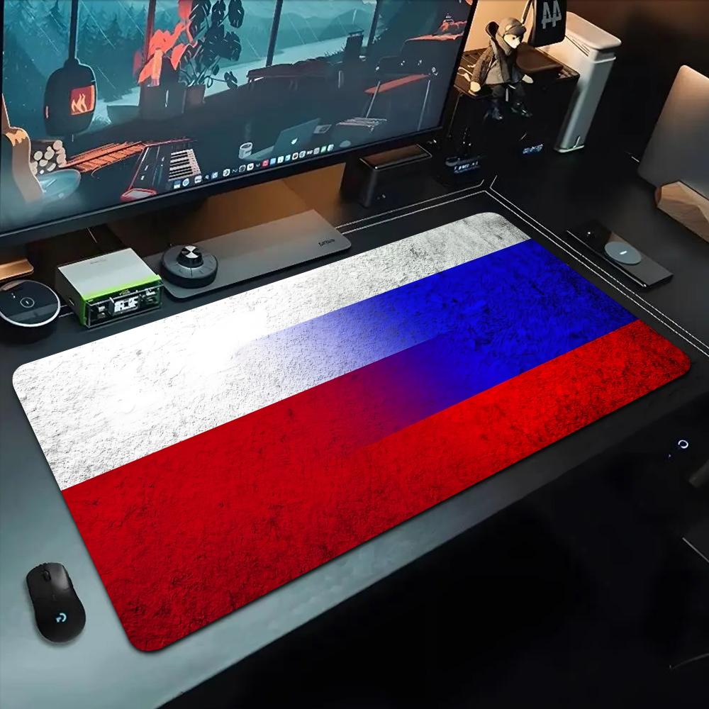 Russische Flagge Mauspads 500X1000 mm Großes Gaming-Mauspad Gamer XL Gummi Otaku Tastaturpad Laptop Schreibtischmatte