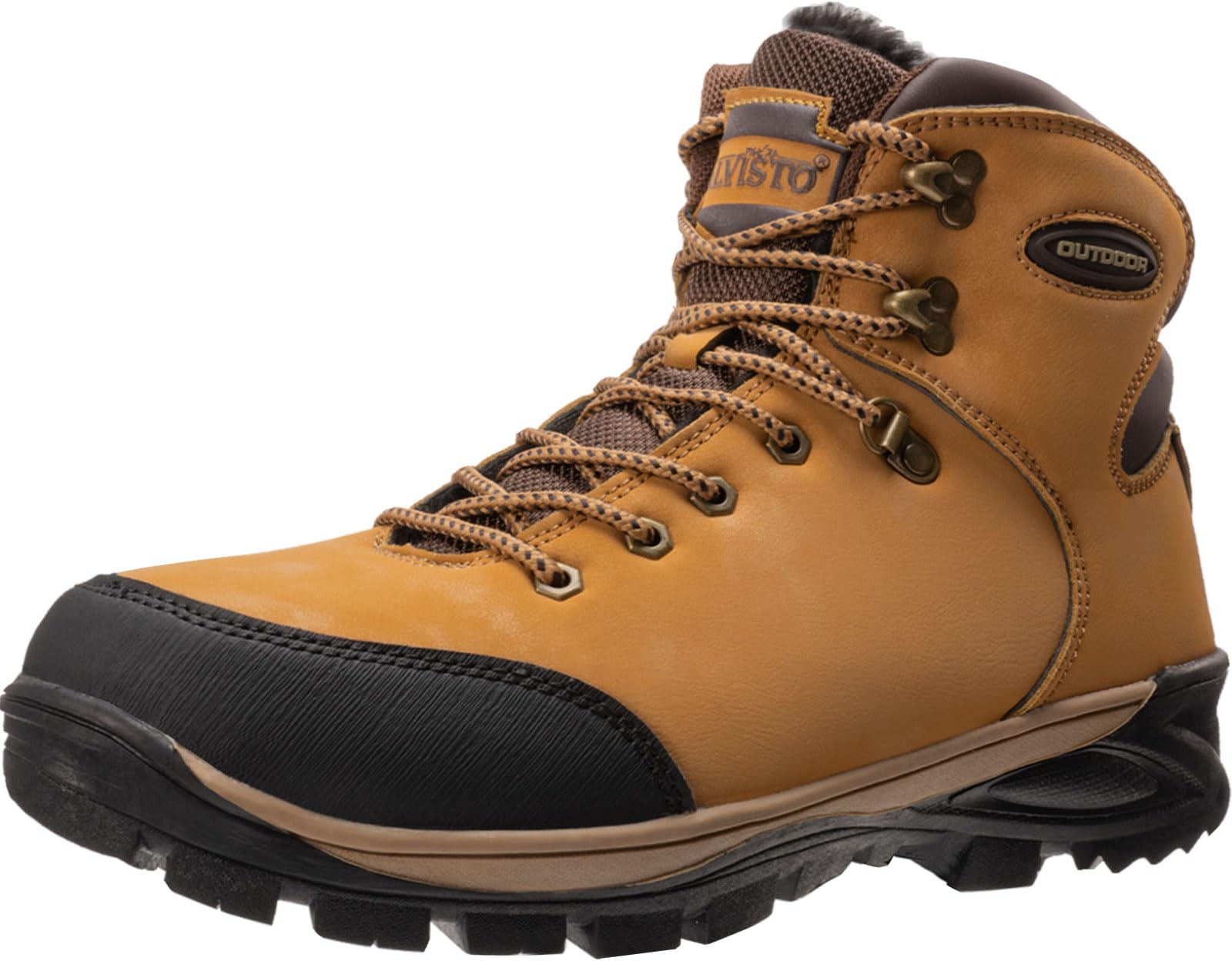 

Alvisto Водонепроницаемые Зимние Снежные Кожаные Снежные Ботинки с Флисом и Идеальные для Улицы и Желтые с Флисом Размер Мужские Ботинки, Высокий Верх, Подкладка,