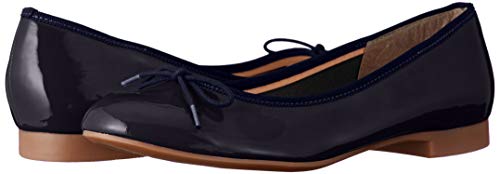 Mare Mare Daily Market Flat Rain Flat Pumps, Women's Navy, Sizes S/M/L, LL (24.5 cm), 2E