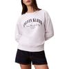 Letter Round Neck Pullover Long Sleeve Sweatshirt Women Sweatshirt 47F818G-YAF